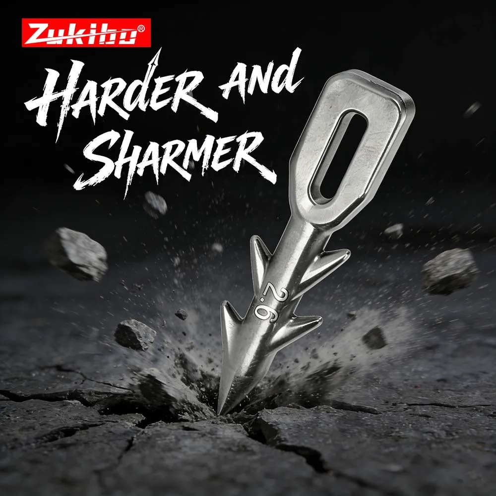 ZUKIBO 10PCS Worm Lure Weight Insert Fishing Sinkers 0.6/0.9/1.3/1.8/2.2/2.6g Nail Sinker Used Carp Fishing Accessories
