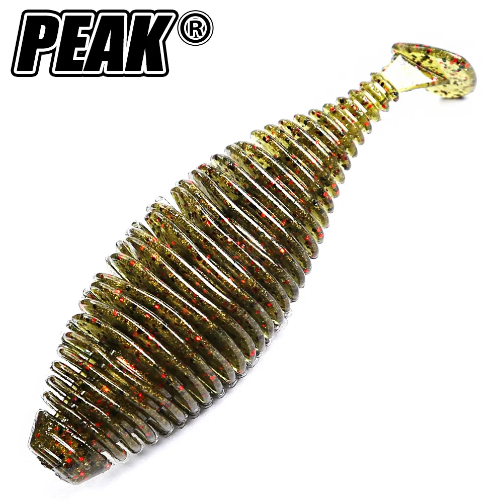 PEAK 75mm Soft Lure Swimbait Fishing Lure Shad Silicone Baits T-tail Wobblers Swimbait Artificial Leurre Souple