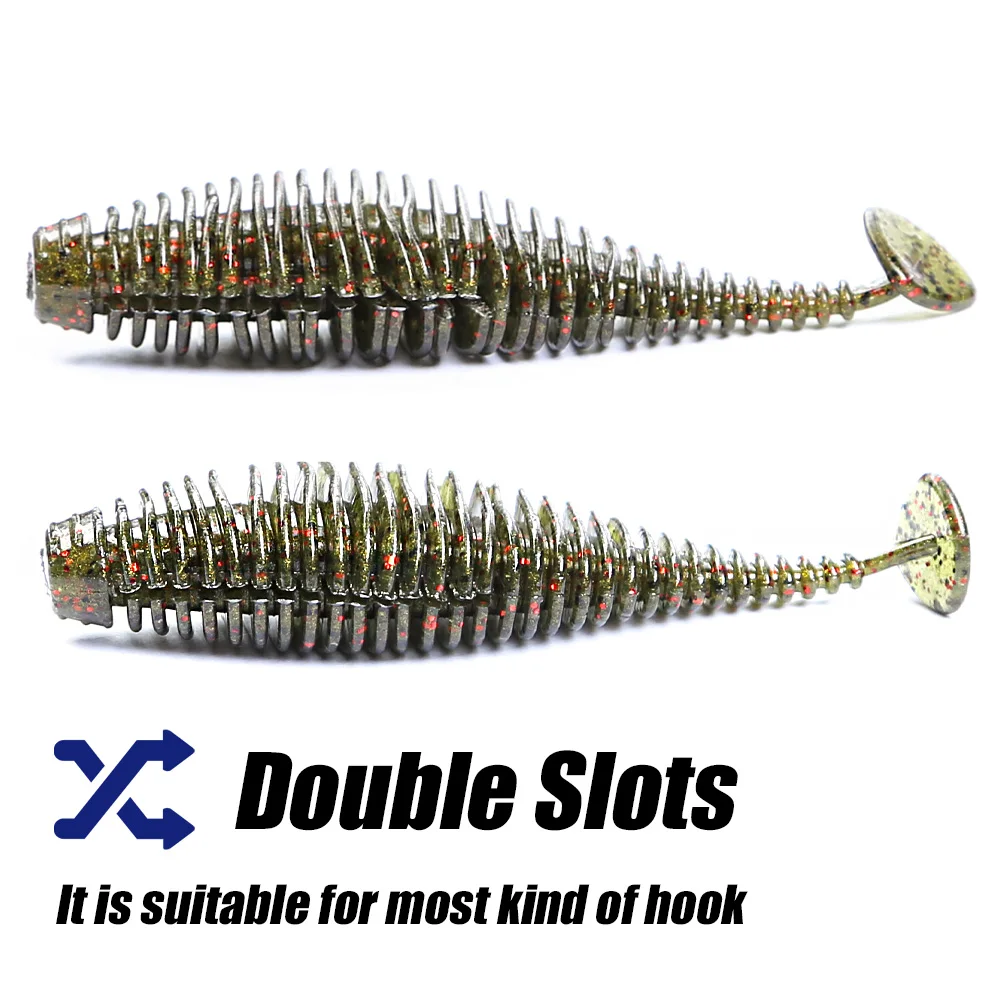 PEAK 75mm Soft Lure Swimbait Fishing Lure Shad Silicone Baits T-tail Wobblers Swimbait Artificial Leurre Souple