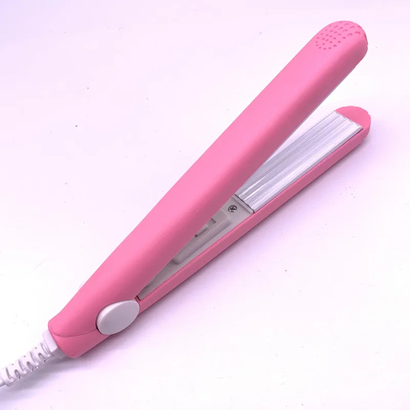 Mini ceramic corn hot straightening small electric plywood straight iron corn clip bang splint