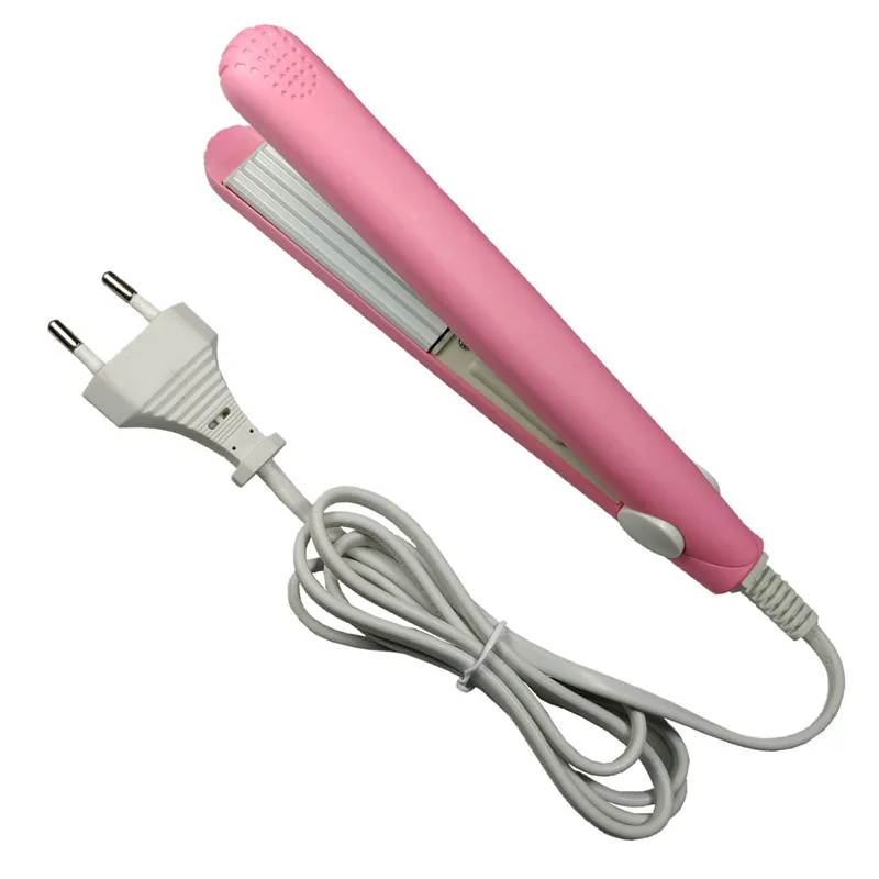 Mini ceramic corn hot straightening small electric plywood straight iron corn clip bang splint