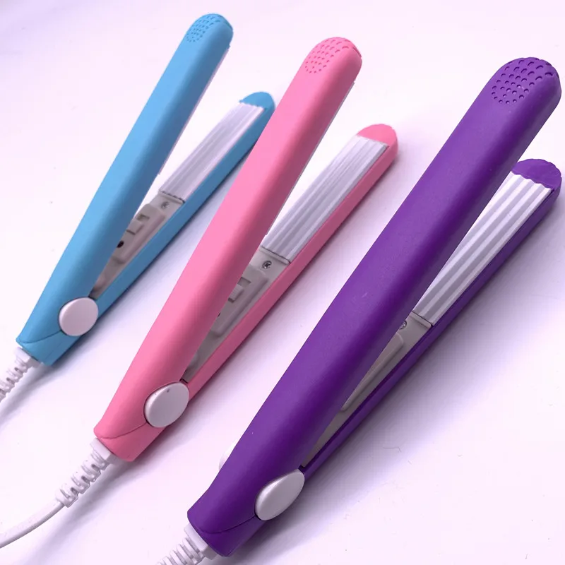 Mini ceramic corn hot straightening small electric plywood straight iron corn clip bang splint