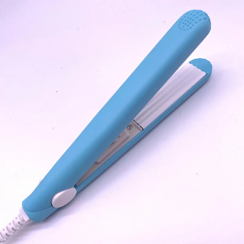 Mini ceramic corn hot straightening small electric plywood straight iron corn clip bang splint