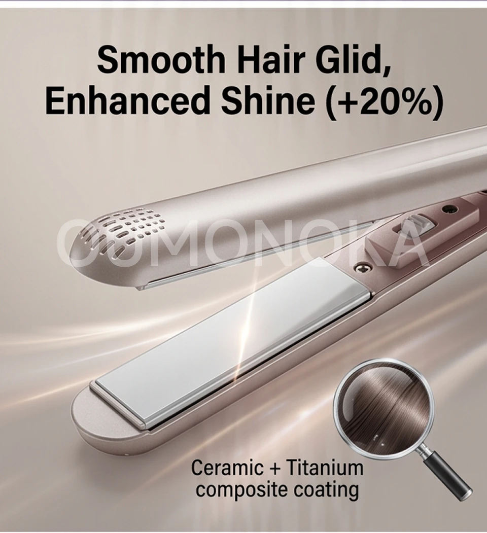 New Curling Iron Mini Hair Straightener Iron Ceramic Straightening Styling Tools Hair Curler Flat Iron Beard Straightener