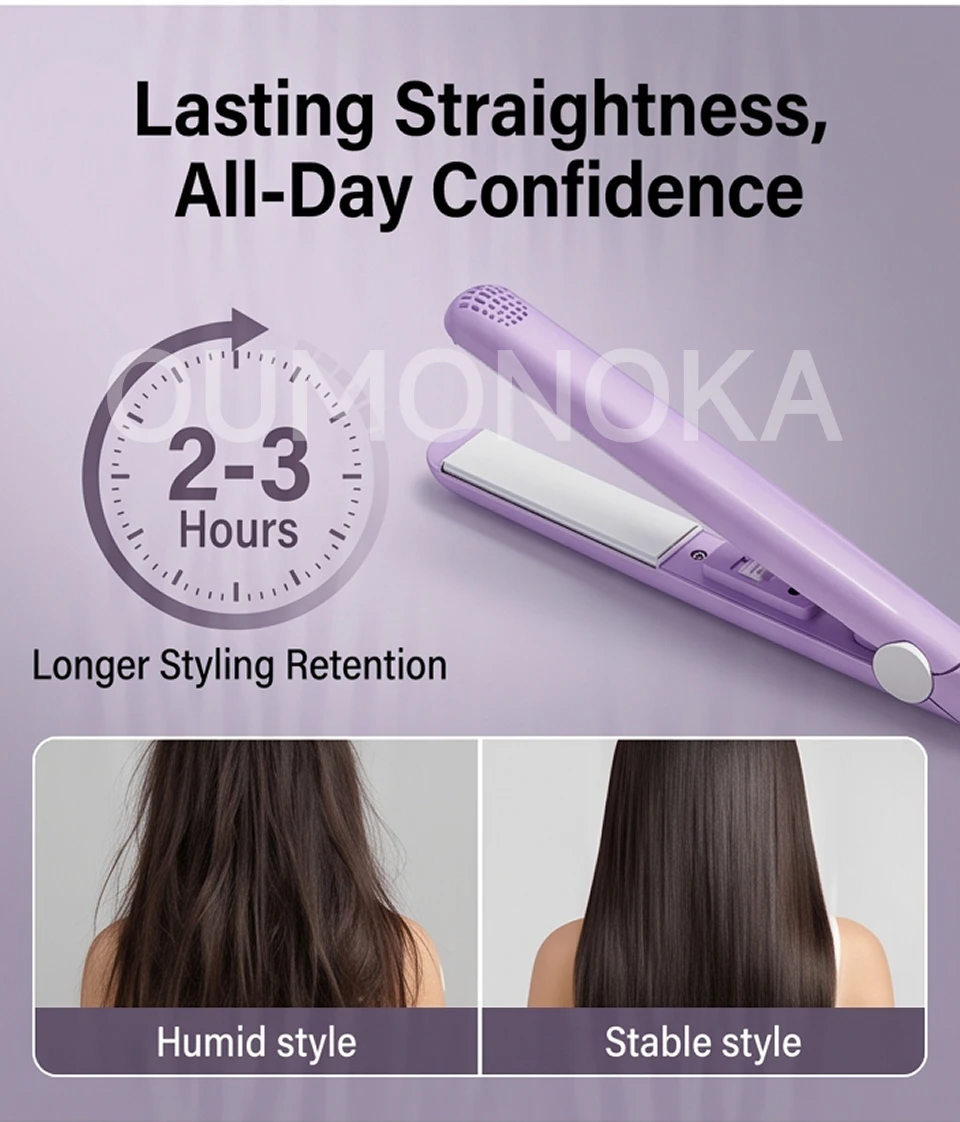 New Curling Iron Mini Hair Straightener Iron Ceramic Straightening Styling Tools Hair Curler Flat Iron Beard Straightener