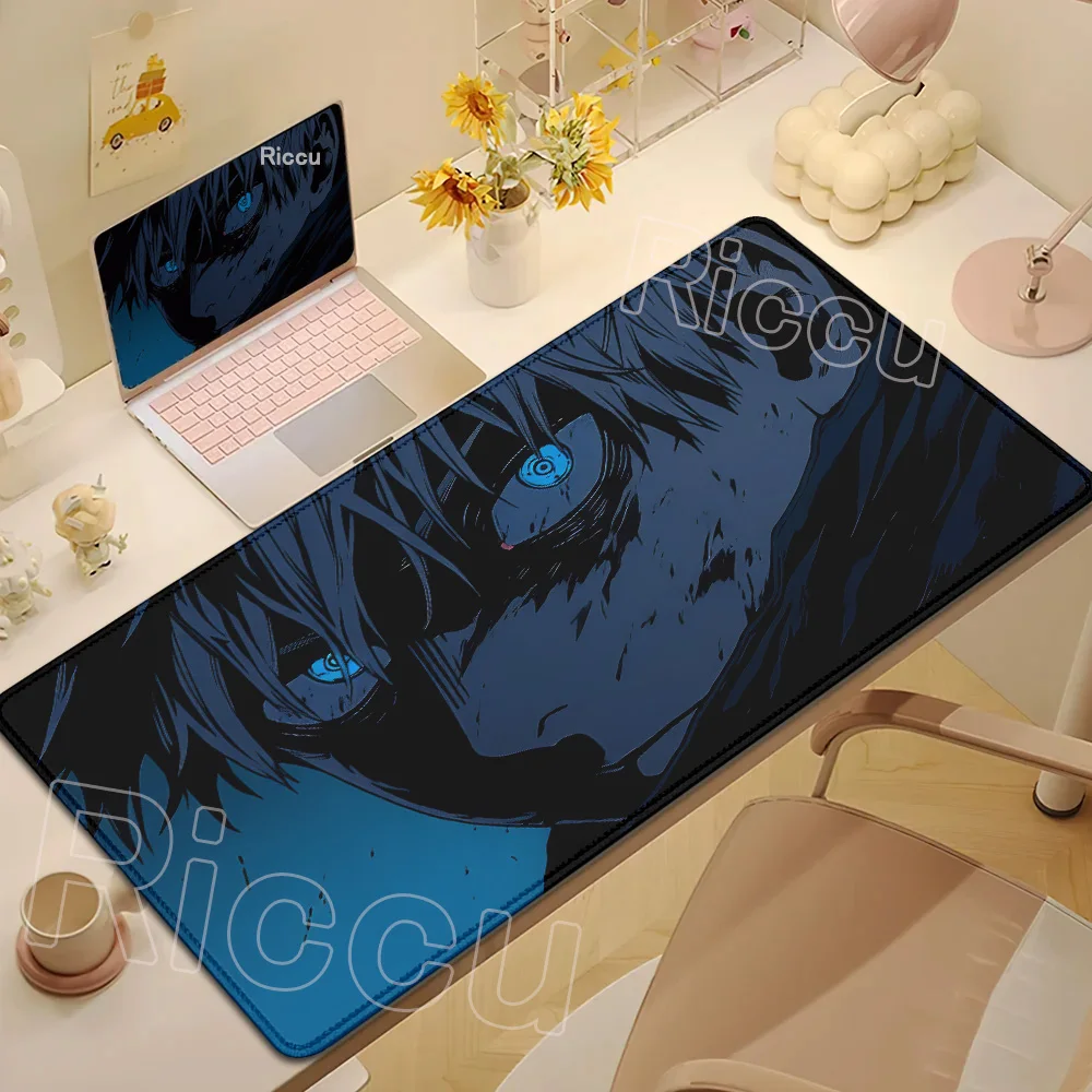 Anime Jujutsu Kaisen Mouse Pad Cool Gojo Satoru Large Gaming Mousepad Gamer Laptop Keyboard Mice Mat Computer 900×400mm Desk Mat