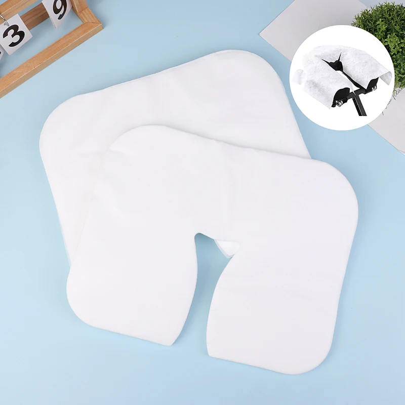 100/200Pcs SPA Face Massage Pad Beauty Salon Massage Headrest Pad Disposable Cotton Pillow Towel Cover Face Skin Care Tool