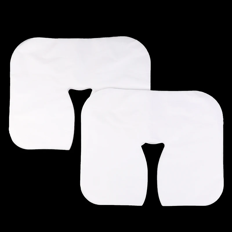 100/200Pcs SPA Face Massage Pad Beauty Salon Massage Headrest Pad Disposable Cotton Pillow Towel Cover Face Skin Care Tool