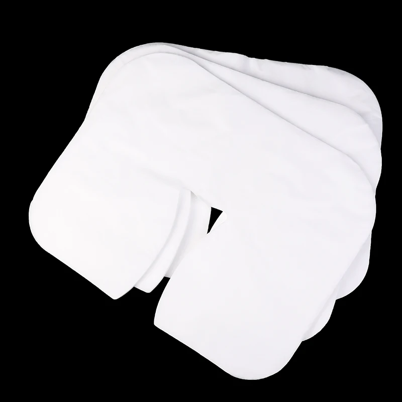 100/200Pcs SPA Face Massage Pad Beauty Salon Massage Headrest Pad Disposable Cotton Pillow Towel Cover Face Skin Care Tool