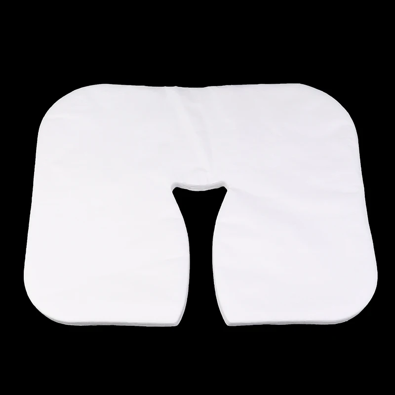100/200Pcs SPA Face Massage Pad Beauty Salon Massage Headrest Pad Disposable Cotton Pillow Towel Cover Face Skin Care Tool