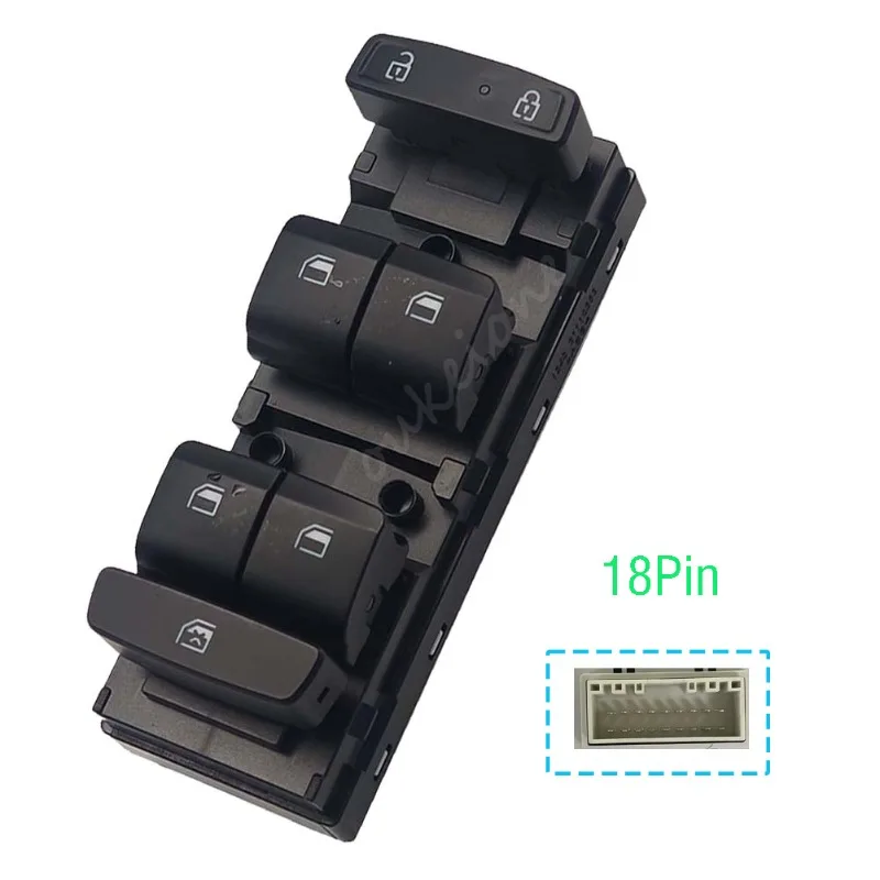 93570-K6200NB For Hyundai I10 2020-2025 Front Left Electric Power Window Switch lifter Control regulator Button Parts 18Pins