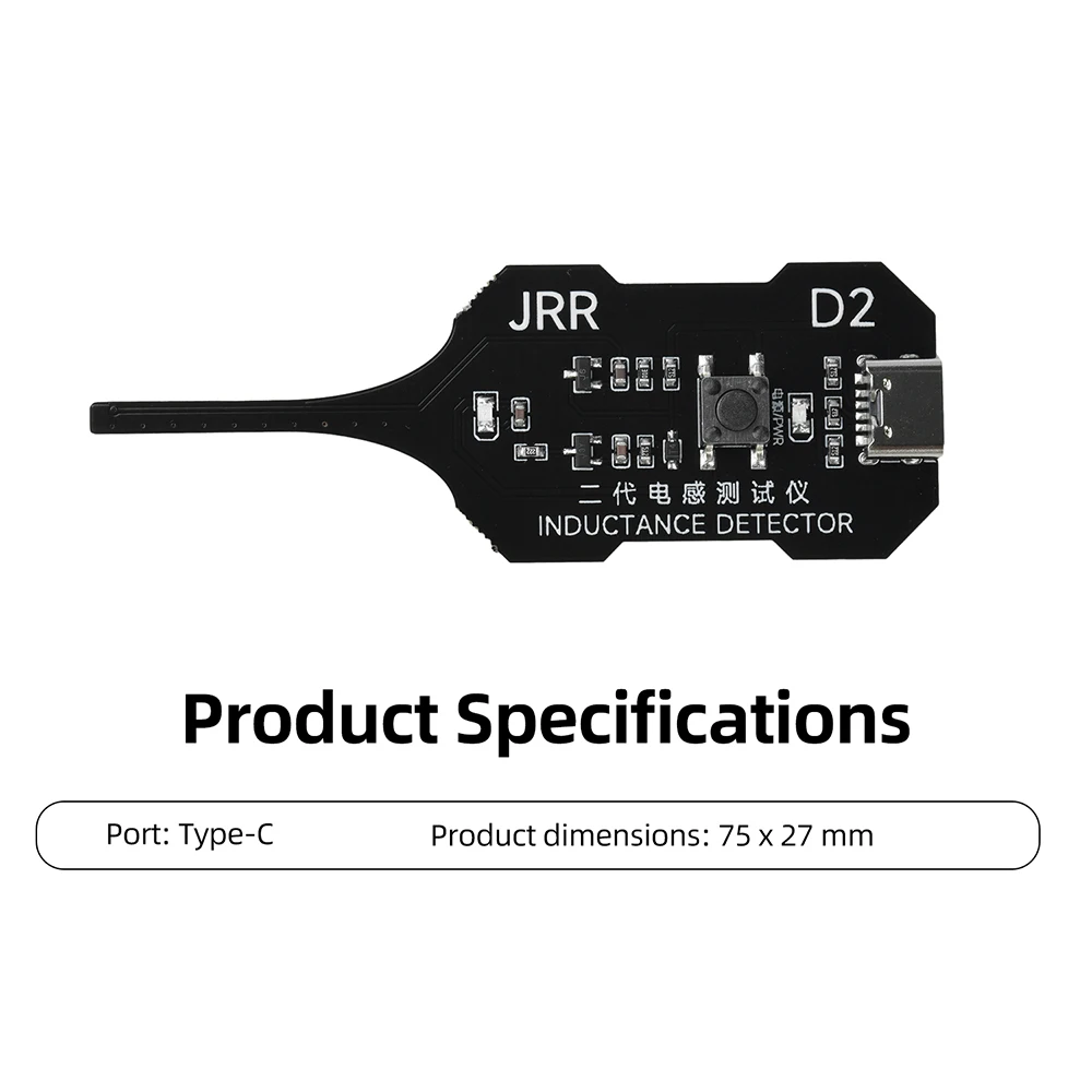 Smart Induction Tester for Mobile Phone Motherboard Coil Fault Detection with Type-C Interface Rapid Troubleshooting Tool