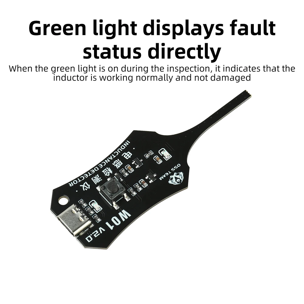 Smart Induction Tester for Mobile Phone Motherboard Coil Fault Detection with Type-C Interface Rapid Troubleshooting Tool