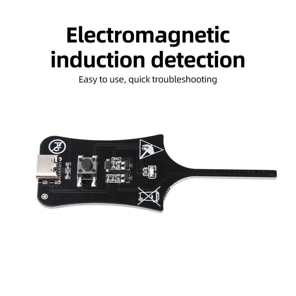 Inductance Tester Mainboard Coil Inductance Detector Tool Repair Electromagnetic Induction Quick Fault Check Type C Interface