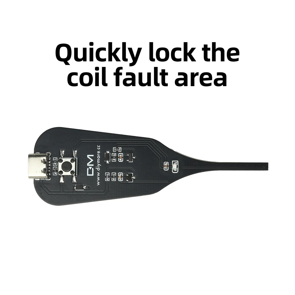 Type-C Inductance Detector PCB Coil Component Tester for Phone Motherboard Fault Detection Electromagnetic Induction Tester
