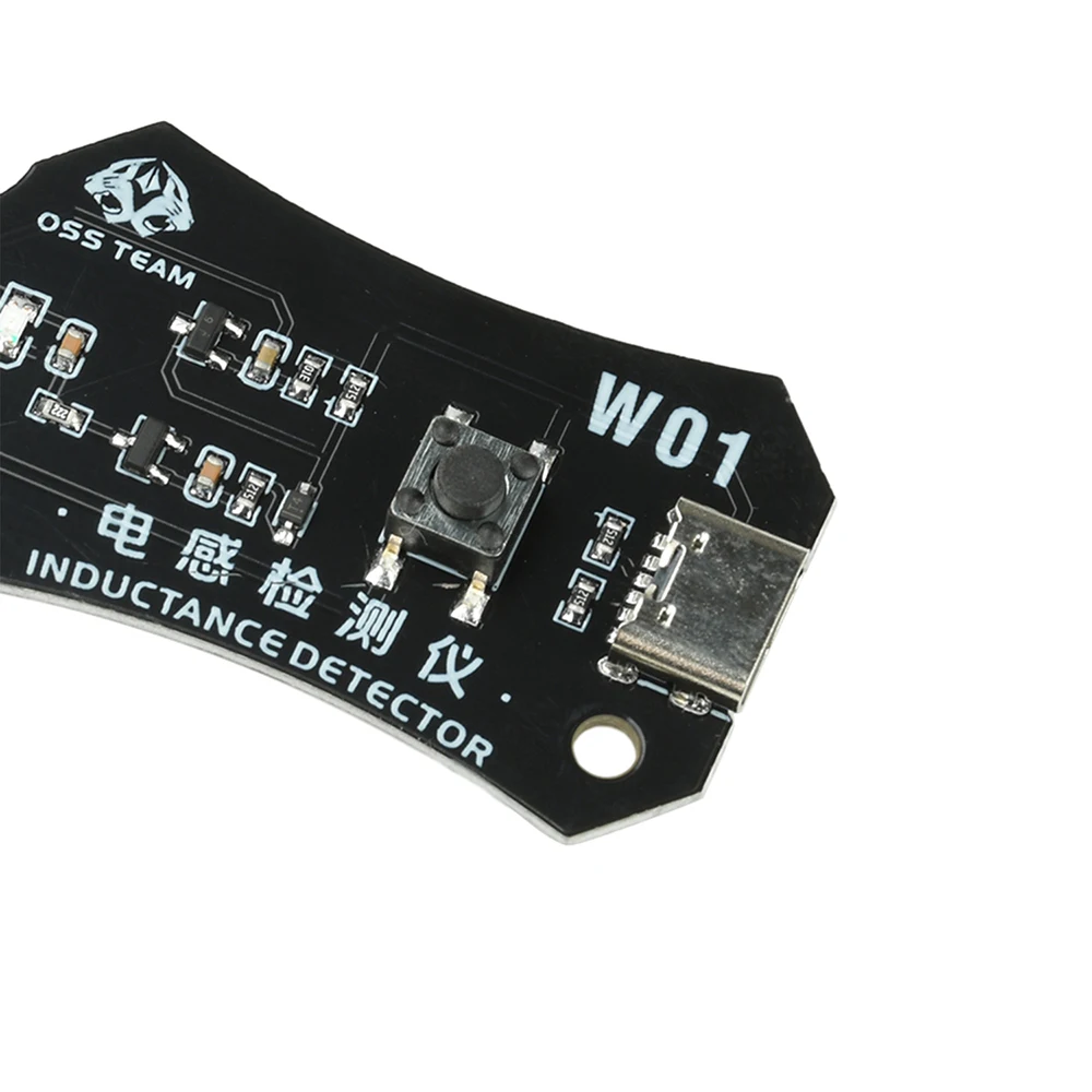Smart Induction Tester Type-C Coil Tester for Motherboard Component Rapid Troubleshooting with Green Light Indicator