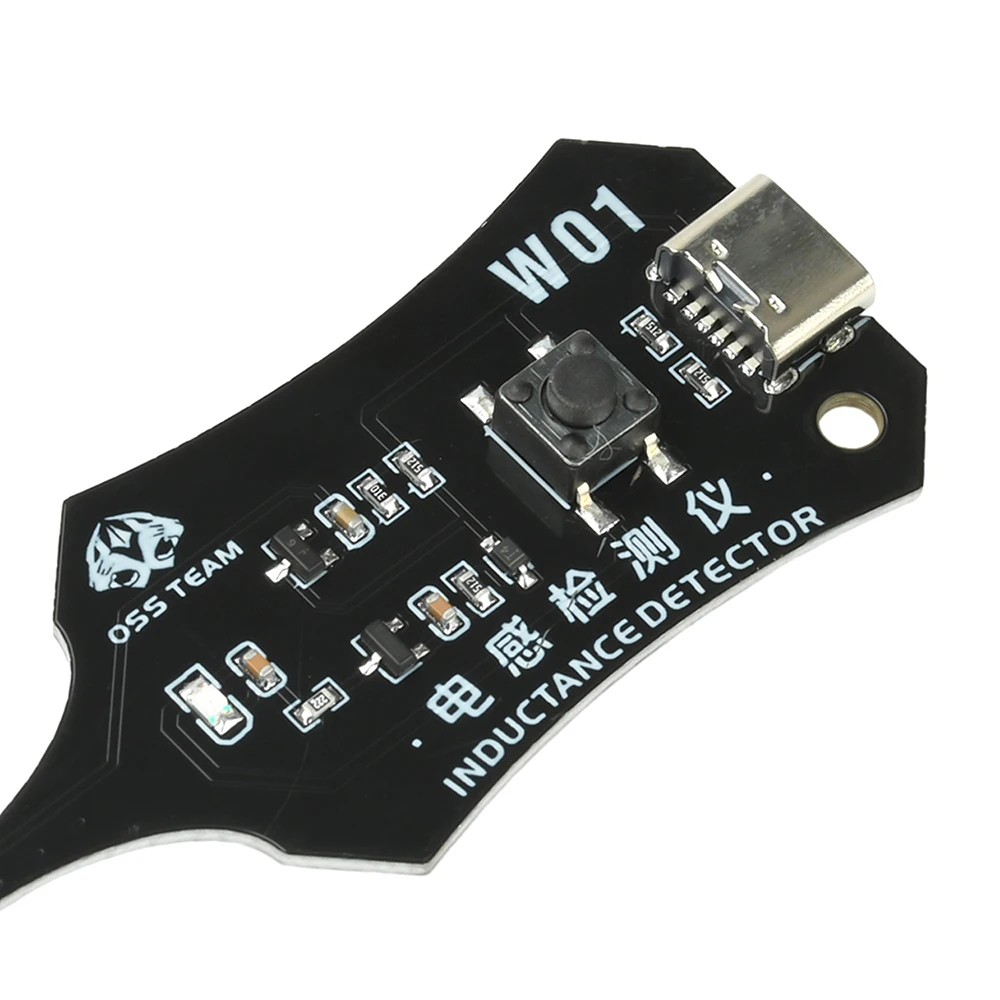 Smart Induction Tester Type-C Coil Tester for Motherboard Component Rapid Troubleshooting with Green Light Indicator