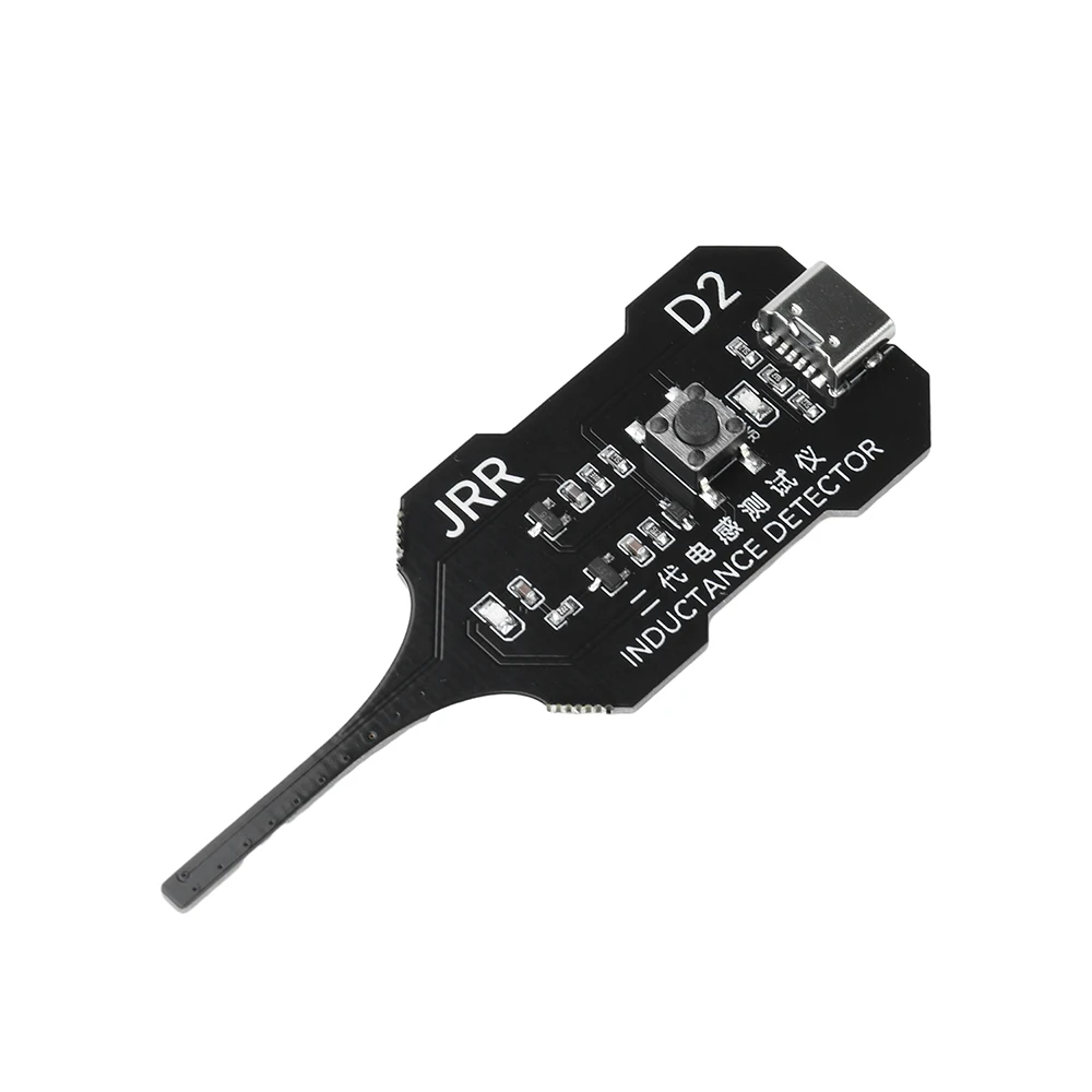 Upgraded D2 Inductance Tester Type-C Power LED Indicator for Electronic Motherboard Coil Repair & Troubleshooting