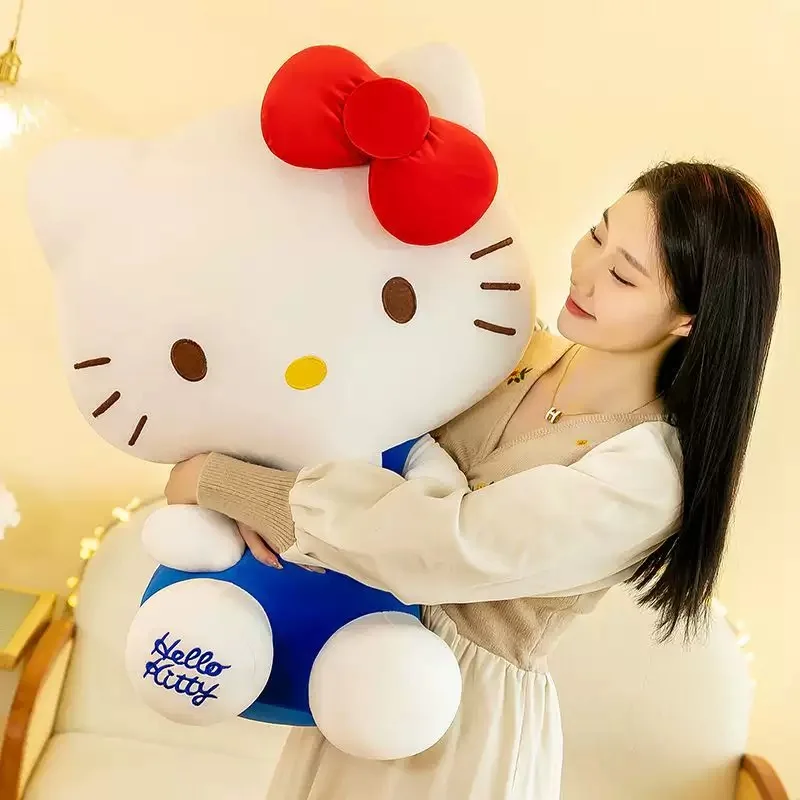 HOTStock Sanrio Kitty 25Cm Anime Kuromid Toys Kawaii Mymelody Cinnamorol Plush Soft Stuffed Animals Doll Plushie Pillow Xmas