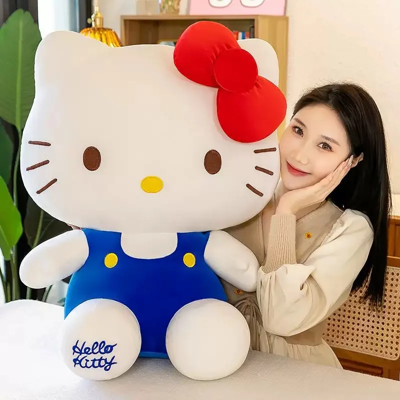 HOTStock Sanrio Kitty 25Cm Anime Kuromid Toys Kawaii Mymelody Cinnamorol Plush Soft Stuffed Animals Doll Plushie Pillow Xmas