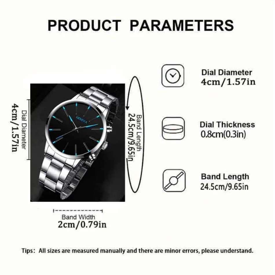 Stylish Men's Quartz Watch, Fashionable Business Men's Watch, Christmas, Halloween Gift