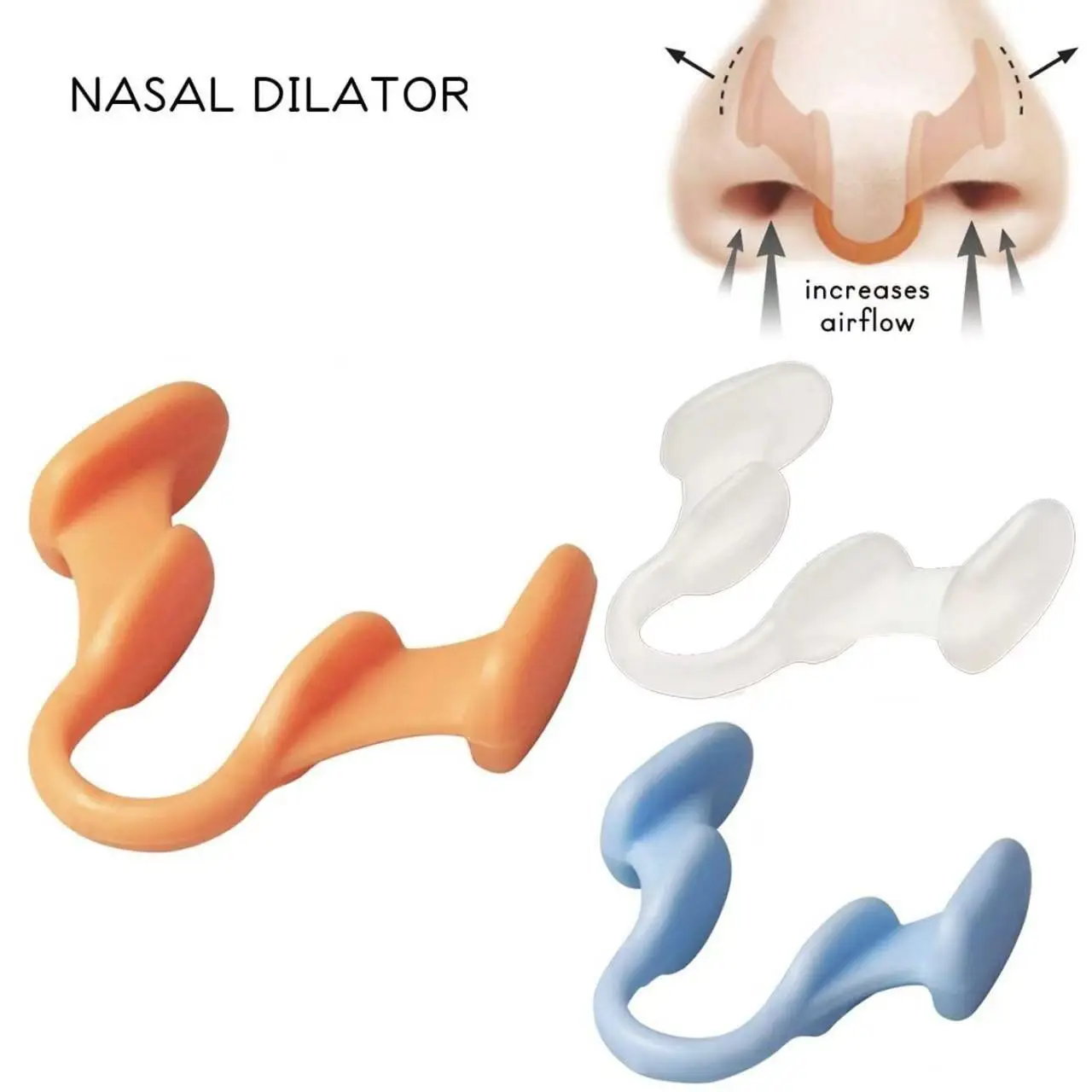 5/10/20Pcs Nose Clip Anti Snoring Soft Nasal Dilator Stop Snore Device for Aid Easy Breathe Improve Sleeping Quality Rhinitis