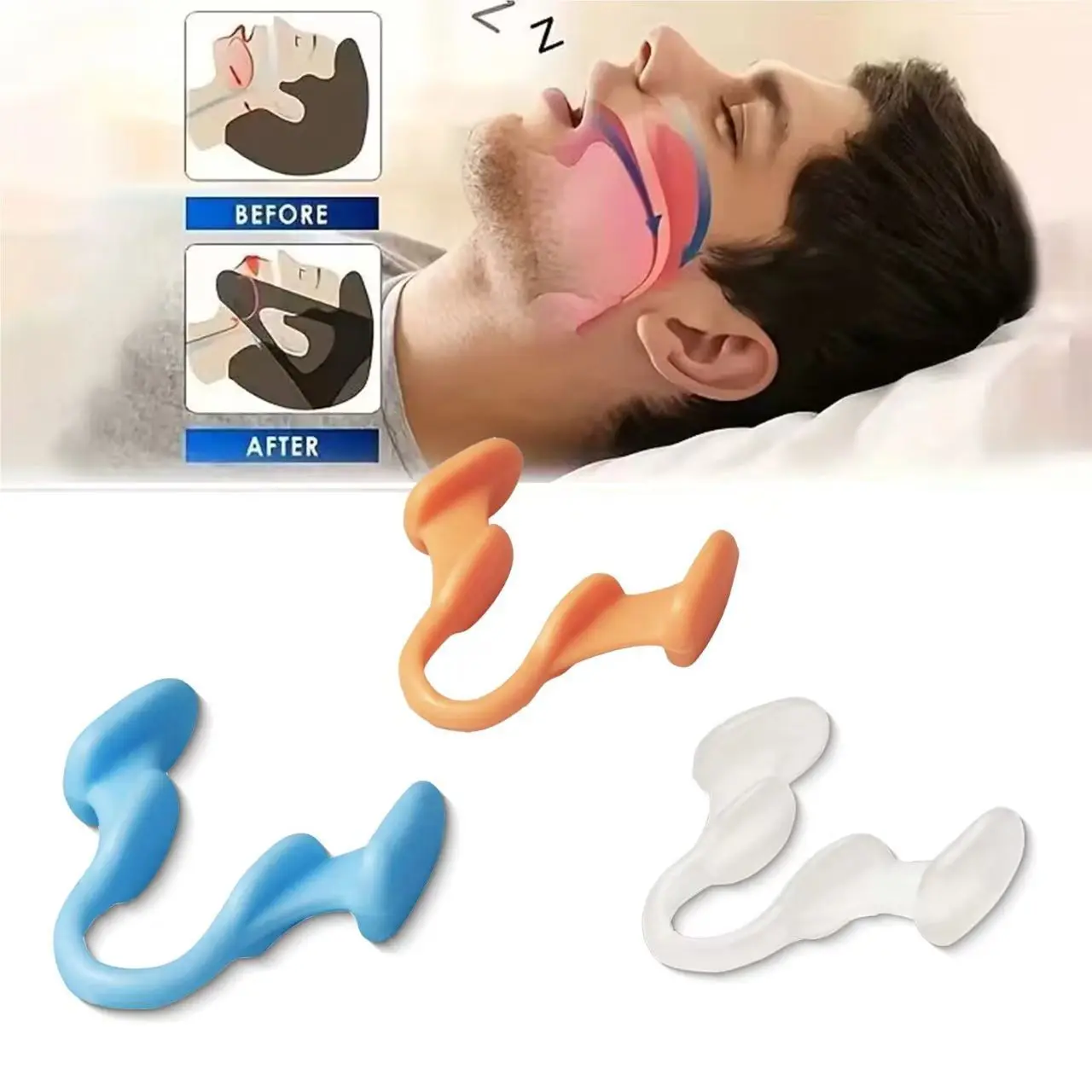 5/10/20Pcs Nose Clip Anti Snoring Soft Nasal Dilator Stop Snore Device for Aid Easy Breathe Improve Sleeping Quality Rhinitis