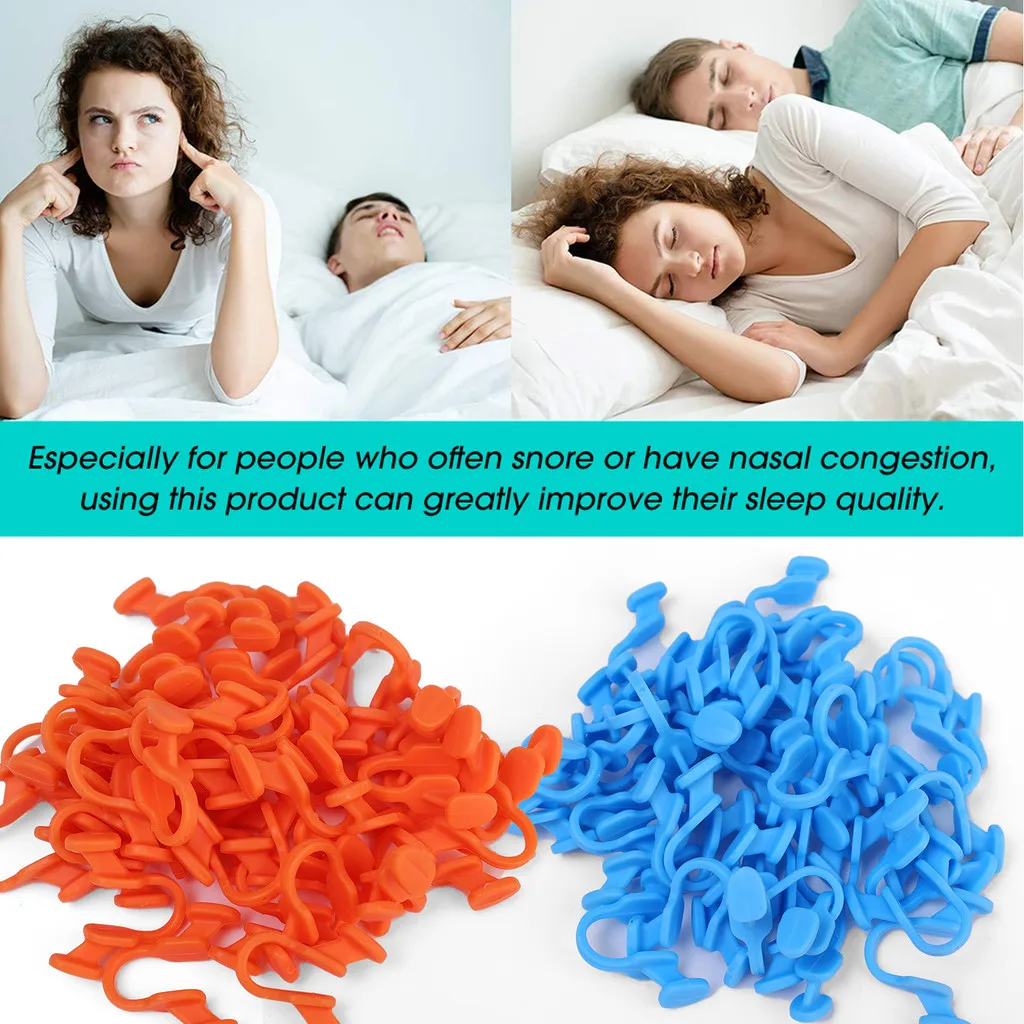 5/10/20Pcs Nose Clip Anti Snoring Soft Nasal Dilator Stop Snore Device for Aid Easy Breathe Improve Sleeping Quality Rhinitis