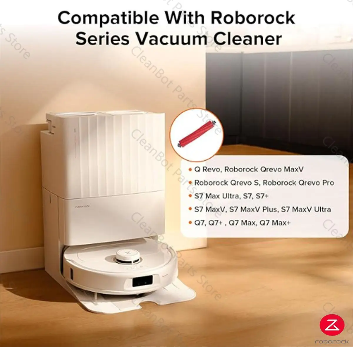 Original Roborock Q Revo S & Q Revo Pro Spare Parts Main Brush Filter Dust Bag Side Brush Mop Robot Vacuum Cleaner Accessory