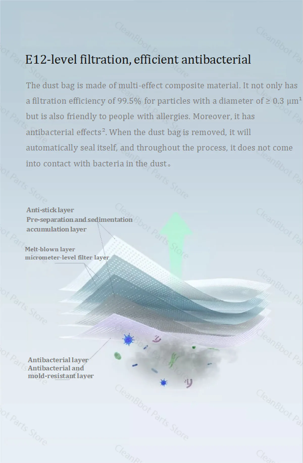 Original Roborock Q Revo S & Q Revo Pro Spare Parts Main Brush Filter Dust Bag Side Brush Mop Robot Vacuum Cleaner Accessory