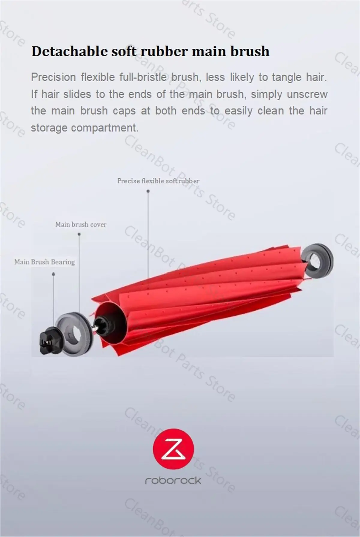 Original Roborock Q Revo S & Q Revo Pro Spare Parts Main Brush Filter Dust Bag Side Brush Mop Robot Vacuum Cleaner Accessory