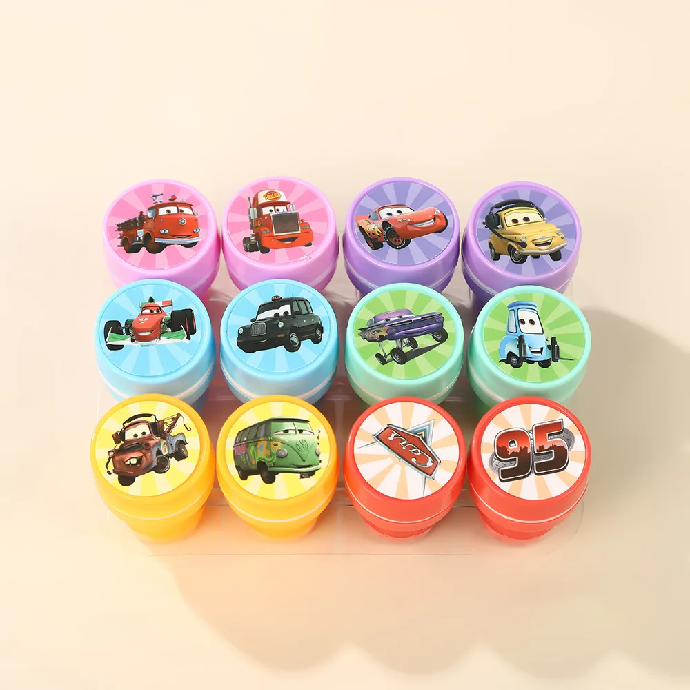 Car Theme Kids Birthday Party Favor Supplies Car Braclet Stamp Keychain Popcorn Box Party Decoration for Party Bag Goodie Bags