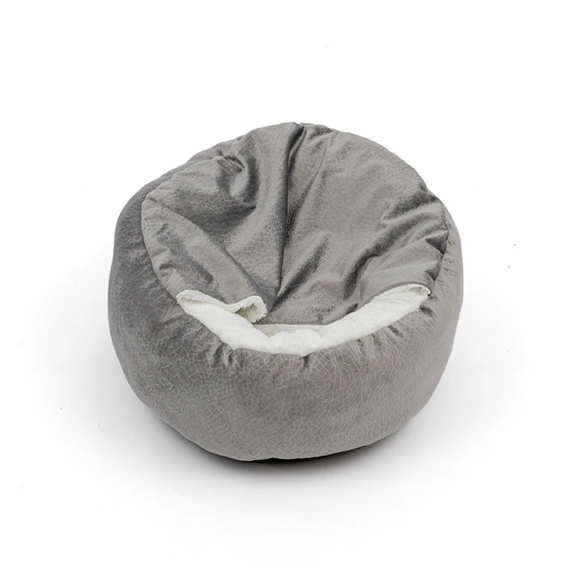 Benepaw Orthopedic Dog Bed With Hooded Blanket Winter Warm Waterproof Dirt Resistant Cat Puppy House Cuddler Machine Washable