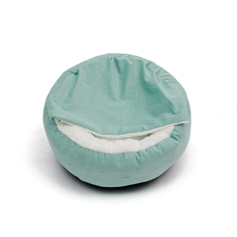 Benepaw Orthopedic Dog Bed With Hooded Blanket Winter Warm Waterproof Dirt Resistant Cat Puppy House Cuddler Machine Washable