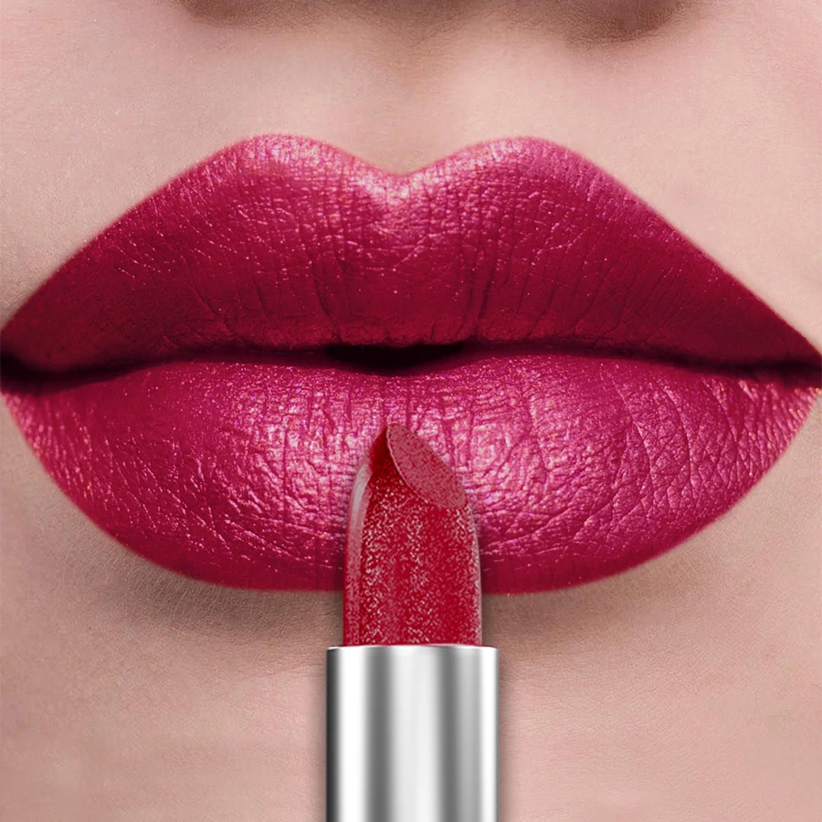 21Colors Bold & Intense Glitter Shiny Metallic Lipstick Pearlescent Lip Tint,Long Lasting Lip Senior Matte Lip Makeup Gifts for