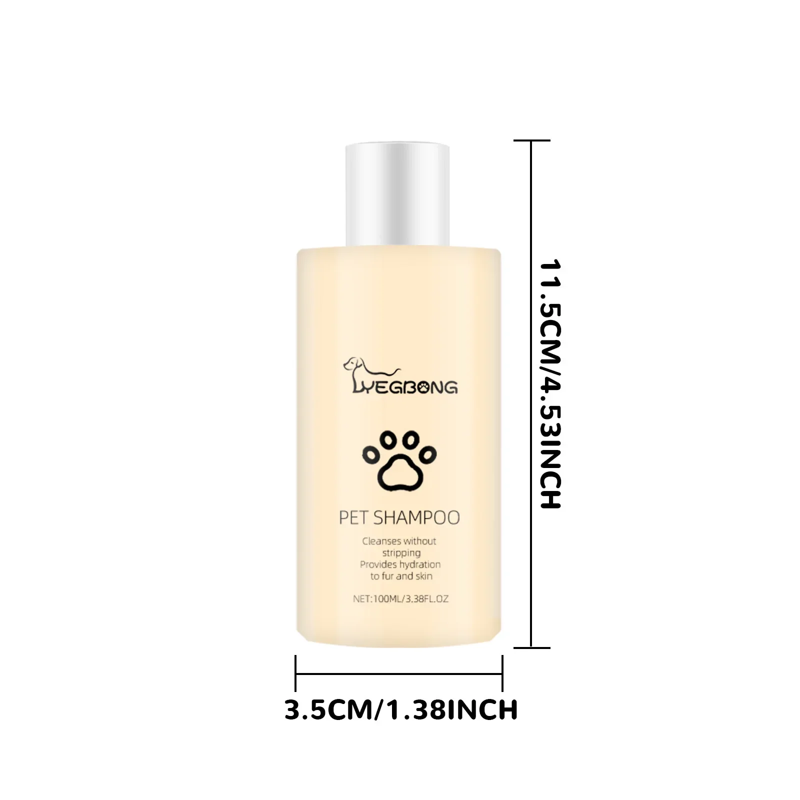 Pet Shampoo Cats and Dogs Gentle Cleansing Natural Formula Smooth Non Tangling Fur Fragrance Moisturizing Pet Grooming Supplies