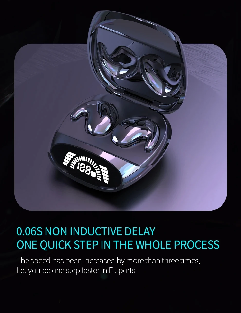 Mini Sleep Invisible Earbuds Tiny Hidden Headphones Bluetooth 5.3 Earphone Noise Cancelling Sports Stereo TWS Wireless Headsets