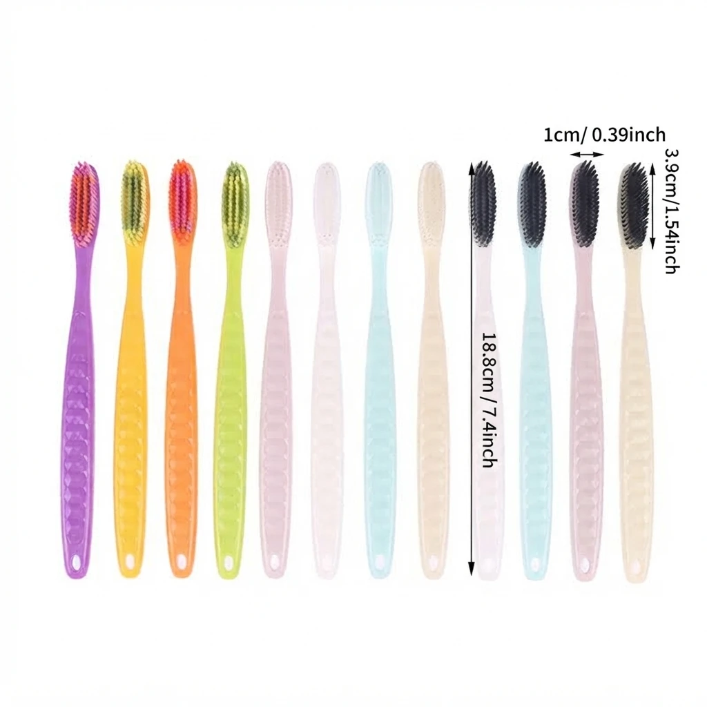 10/30pcs Oral Natural Bamboo Fibre Tooth Brush Set Soft Bristle Charcoal Teeth Bamboo Tooth Brushes Dental Oral Care Storage Box