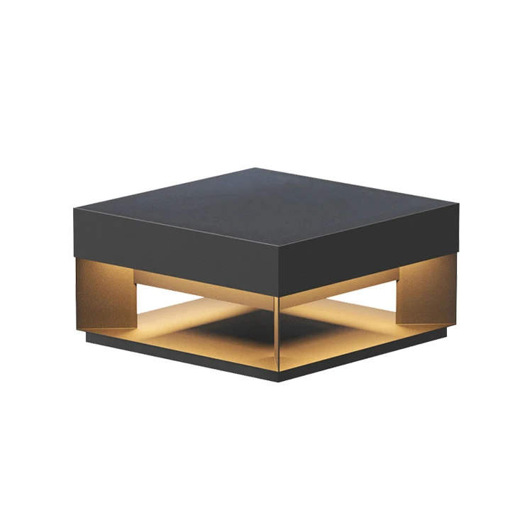 Modern Stainless Steel Door Post Lamp Villa Door Pillar Lamp Outdoor Waterproof Garden Lawn Lamp Landscape Lighting