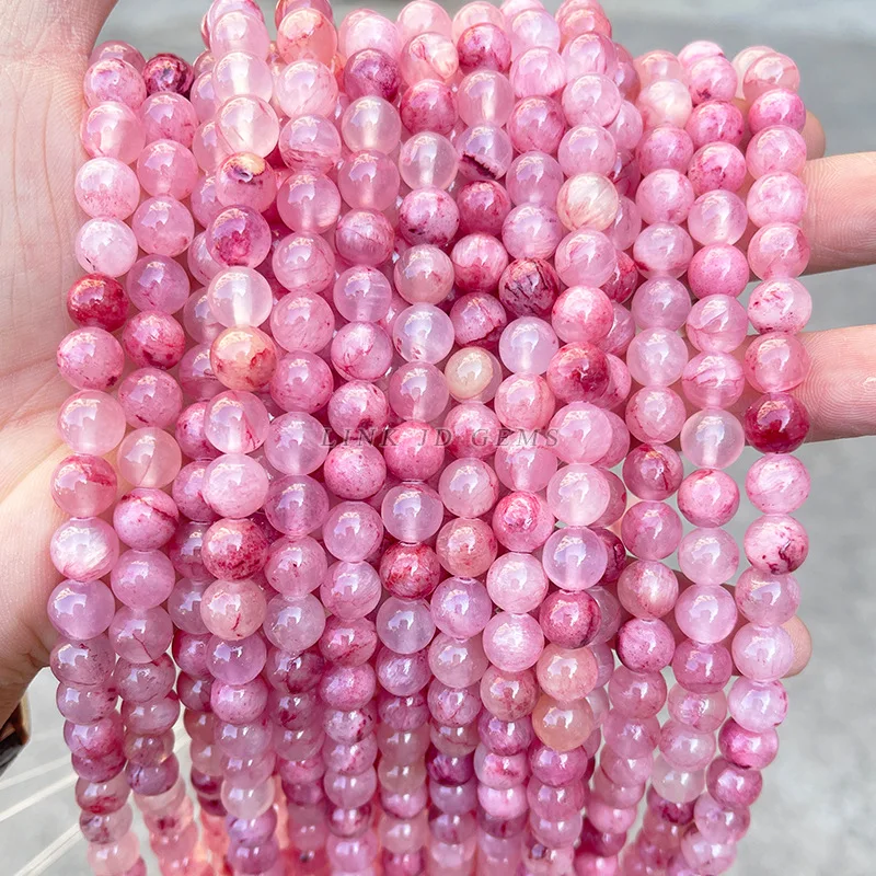 Wholesale Natural Stone Amethyst Obsidian Bead Round Loose Spacer For Jewelry Making Bracelet Necklace Accessory 4 6 8 10 12mm