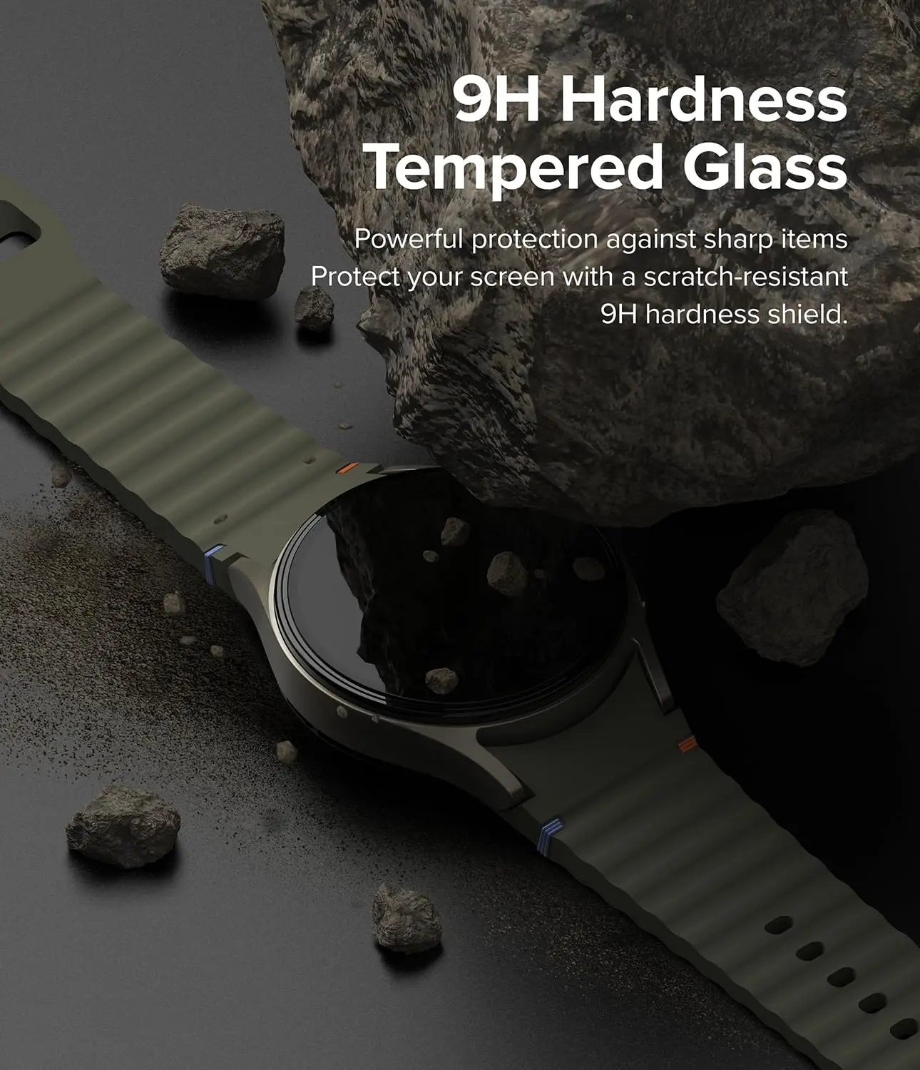 Glass+Case for Samsung Galaxy Watch 7 40mm/44mm Screen Protector Tempered Glass&Hard PC Protective Bumper Cover Accessories Set