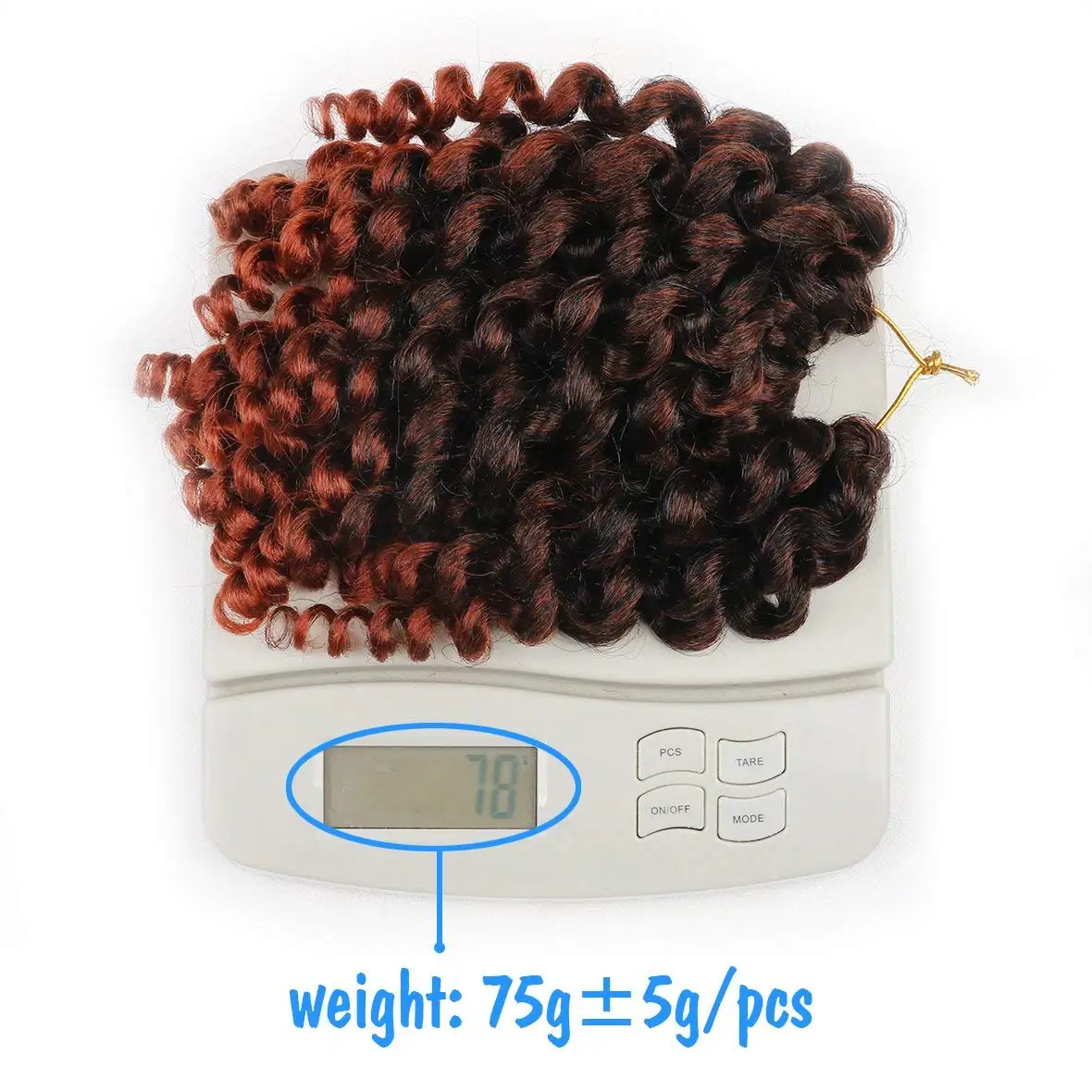 Wand Curl Crochet Hair 10 Inch Jamaican Bounce Synthetic Crochet Hair African Curly Crochet Braiding Hair Extensions for Women