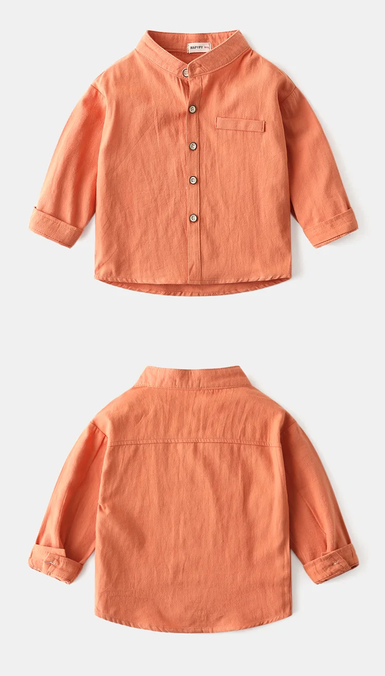 Spring Autumn Kids Baby Boys Cotton Clothes Shirt Toddler Girls Long Sleeve Tee Clothing Children Top Children 2 3 4 5 6 Years