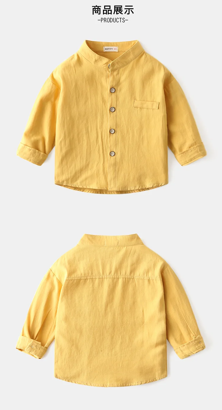 Spring Autumn Kids Baby Boys Cotton Clothes Shirt Toddler Girls Long Sleeve Tee Clothing Children Top Children 2 3 4 5 6 Years