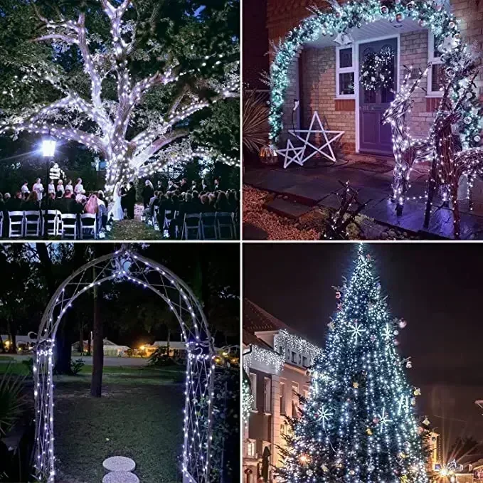 Solar LED Fairy Light Outdoor 7M/12M/22M/32M Waterproof Garland String Lights Christmas Party Garden Decor Solar Lamp