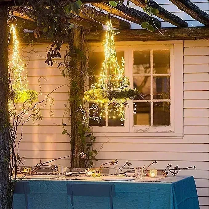 Solar LED Fairy Light Outdoor 7M/12M/22M/32M Waterproof Garland String Lights Christmas Party Garden Decor Solar Lamp
