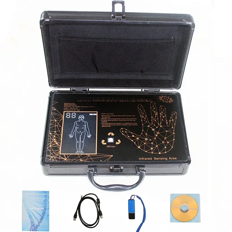 NEWEST Hot Sale Quantum Magnetic Full Body Analyzer Resonance Bioimpedance Sub Health Diagnosis Latest Version Scanning Machine