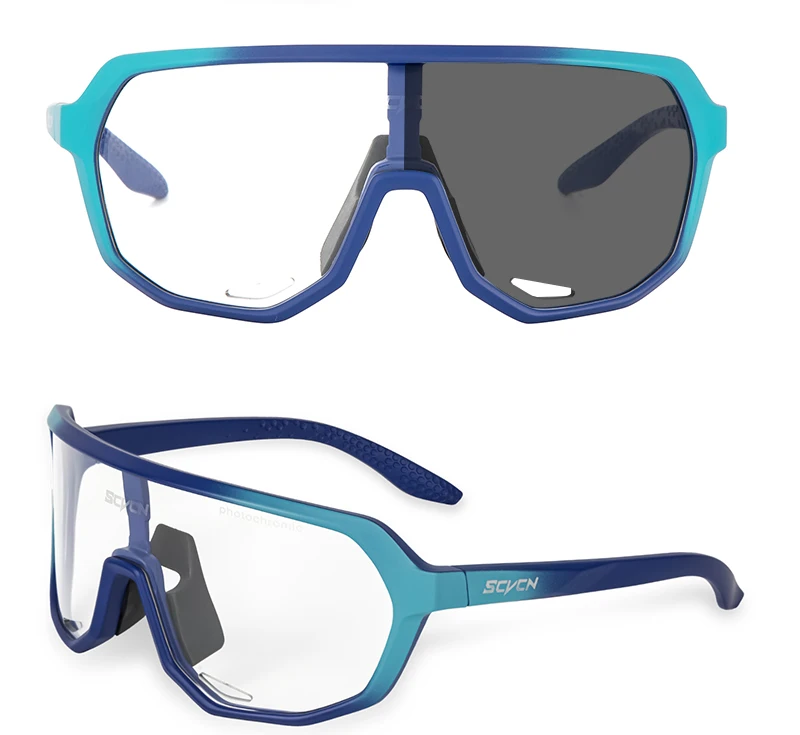 SCVCN Photochromic Cycling Glasses Outdoor Sports Bicycle Goggles Men MTB Cycling Sunglasses UV400 Road Bike Eyewear For Women