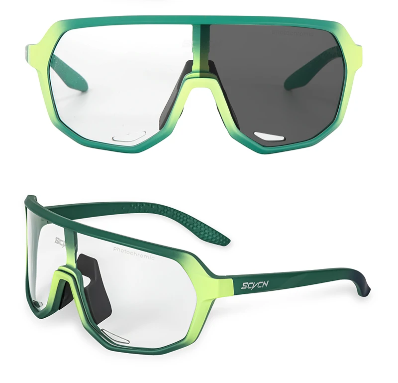 SCVCN Photochromic Cycling Glasses Outdoor Sports Bicycle Goggles Men MTB Cycling Sunglasses UV400 Road Bike Eyewear For Women