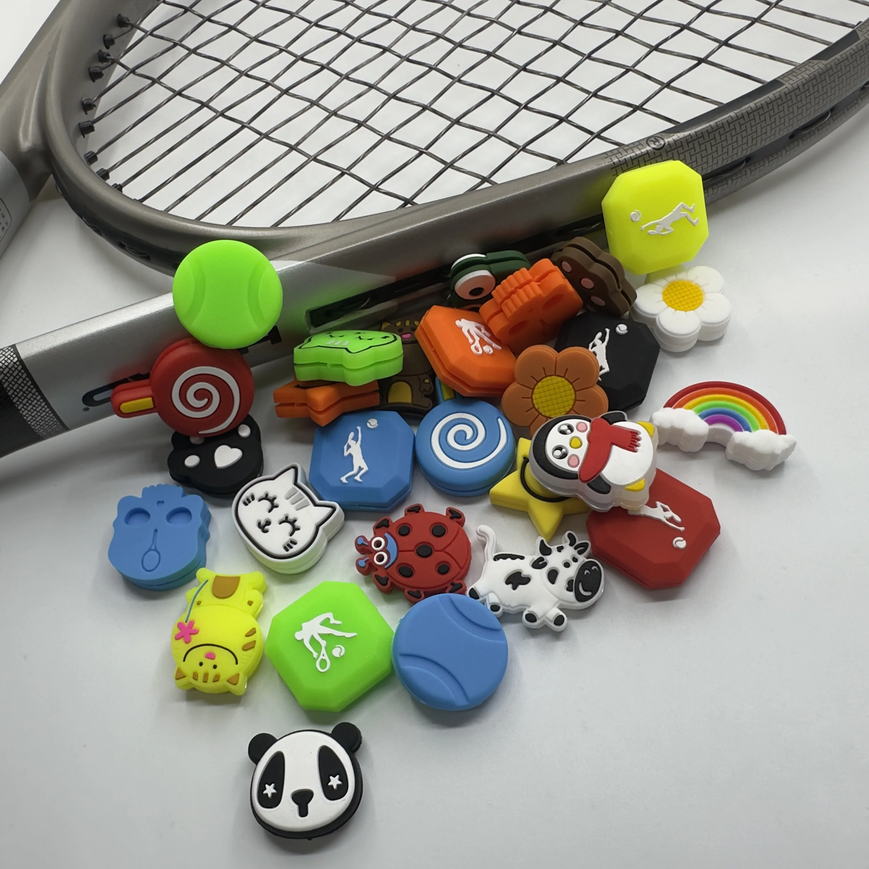 100pcs/lot Mixed styles vibration dampeners/tennis racket/tennis racquet
